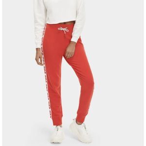 UGG REVERIE WOMEN'S TRACK PANTS IN AURA RED SZ XL